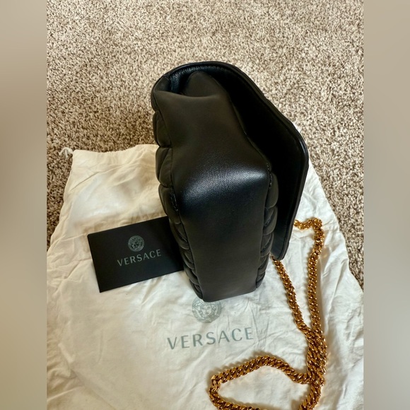 Excellent Condition - Versace Quilted Leather Crossbody - Picture 6 of 8